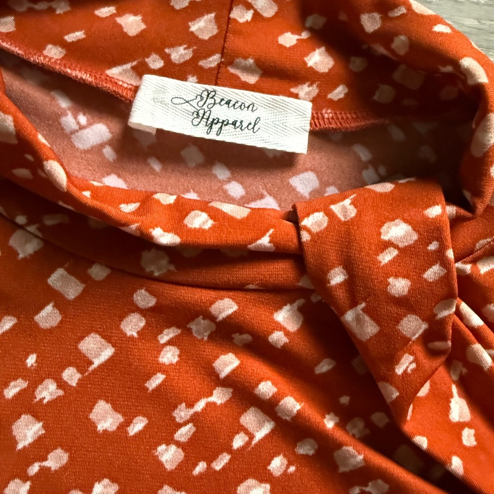 Beacon Rust Patterned Tank Top - Picture 2 of 4